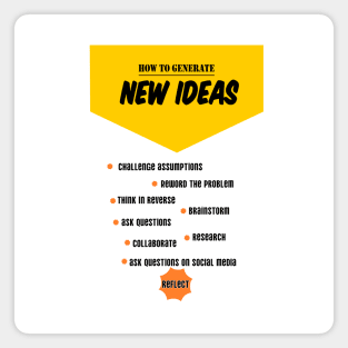 How to generate new ideas Magnet